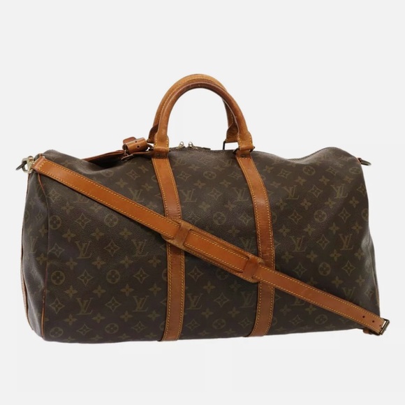 Authentic Louis Vuitton keepall 50 bandouliere travel unisex - Picture 1 of 14